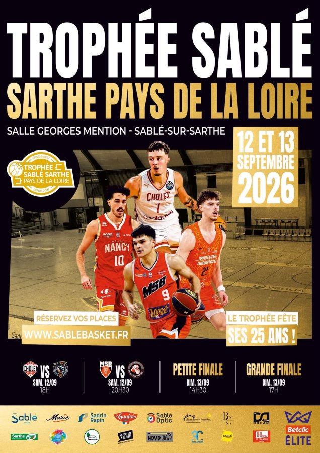 Trophée Sablé Sarthe Pays de la Loire à Sablé