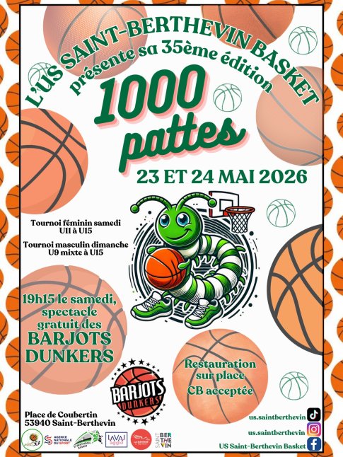 Tournoi 5 x 5 des 1 000 Pattes de St Berthevin