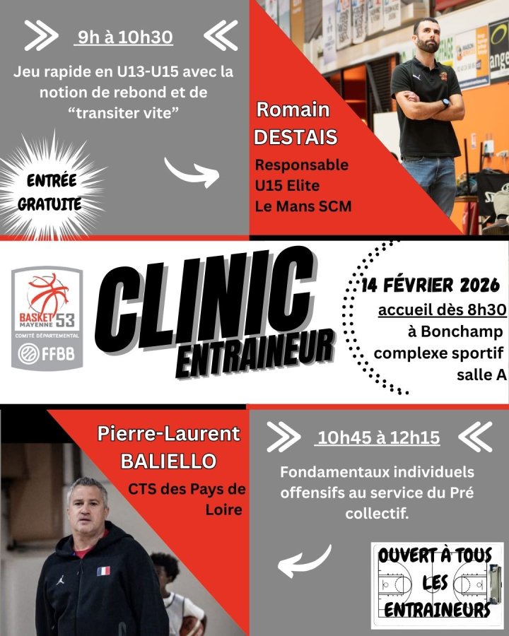 Clinic entraineur départemental