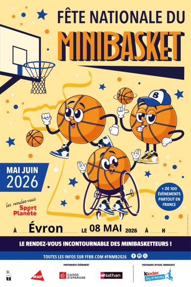 Fête nationale du mini basket 2026 à Evron