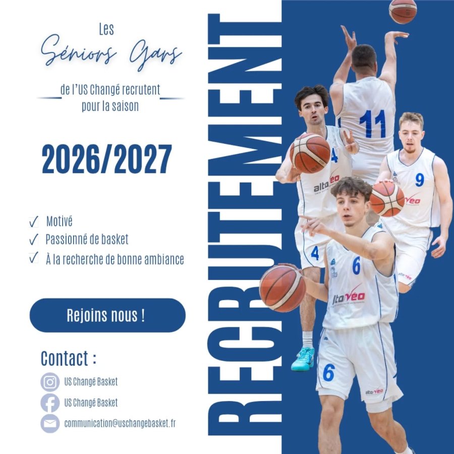 Les Séniors Masculins recrutent