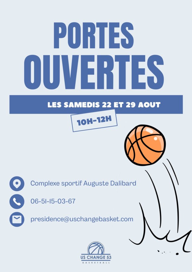 Portes Ouvertes US Changé Basket - 29/08/26