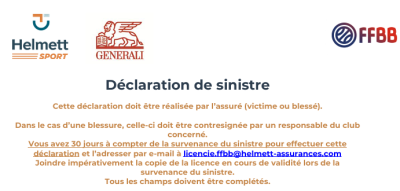 Formulaire de déclaration de sinistre