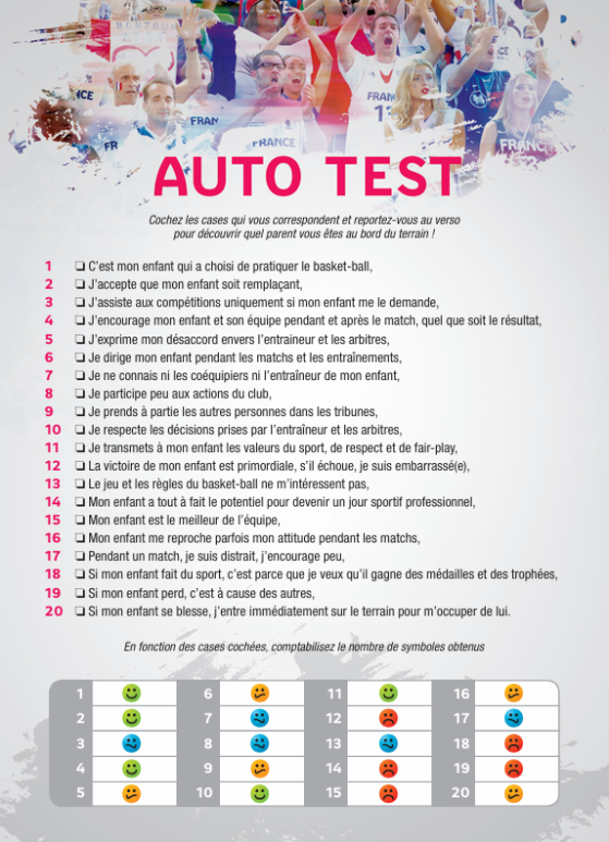 Auto test un supporteur insupportable
